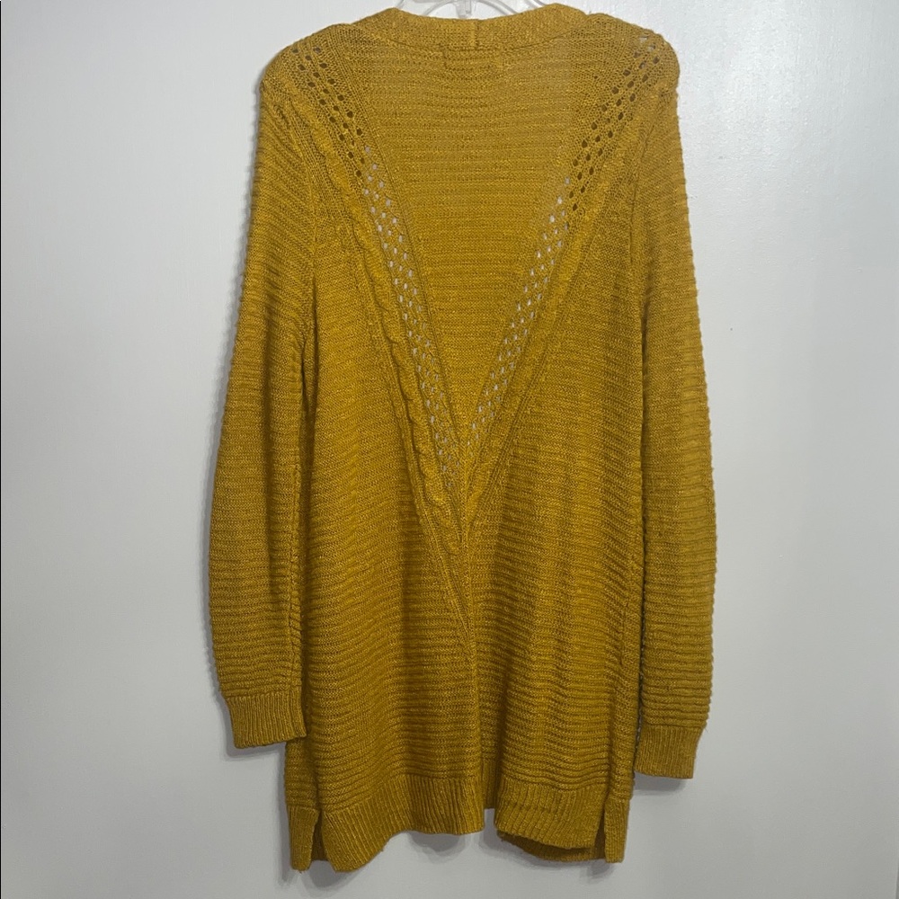 Mustard Knit Cardigan - Picture 4 of 4